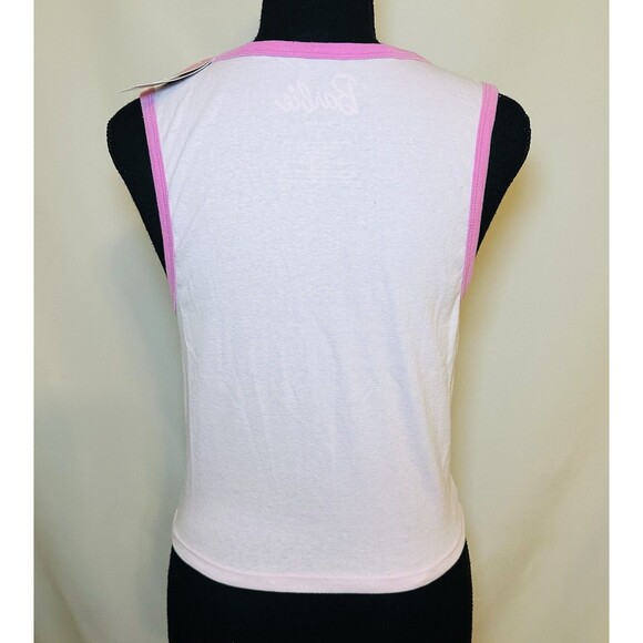 Mattel Barbie™Graphic Crop Top Pink Tank Top Shirt Women's LARGE NWT - Picture 3 of 8